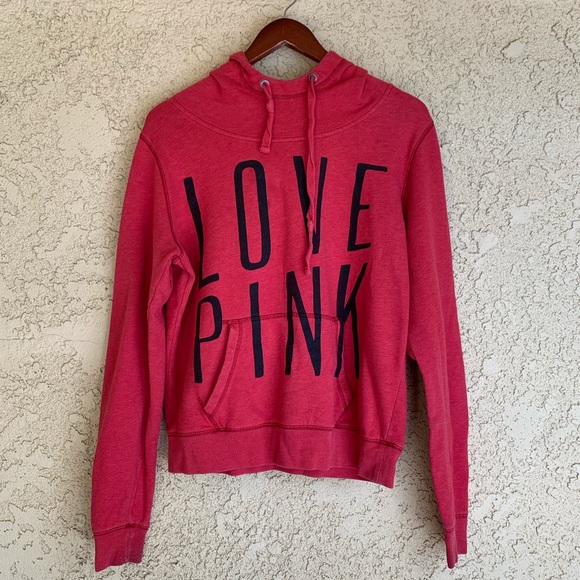 PINK Victoria's Secret Sweaters - Victoria’s Secret PINK Red Hoodie Sweatshirt